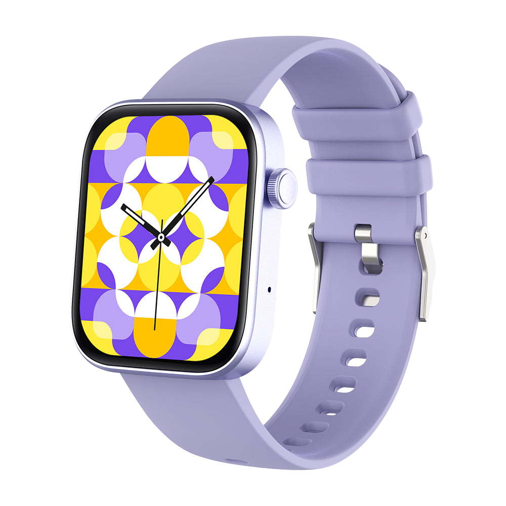 COLMI P71 Smart Watch 1.9 Display Voice Calling Voice Assistant IP68 Waterproof Purple Right