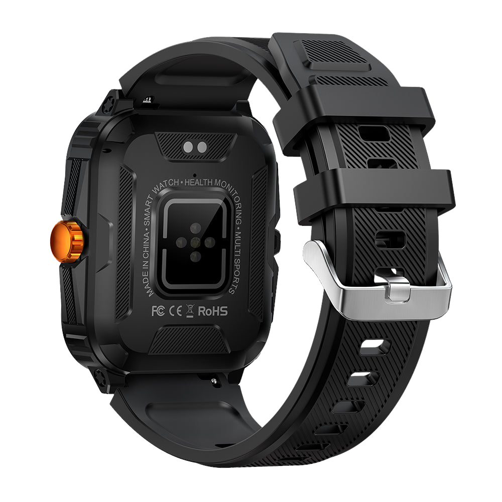 COLMI P76 Smartwatch 1.96 Outdoor Sports Fitness 3ATM Waterproof Orange Back