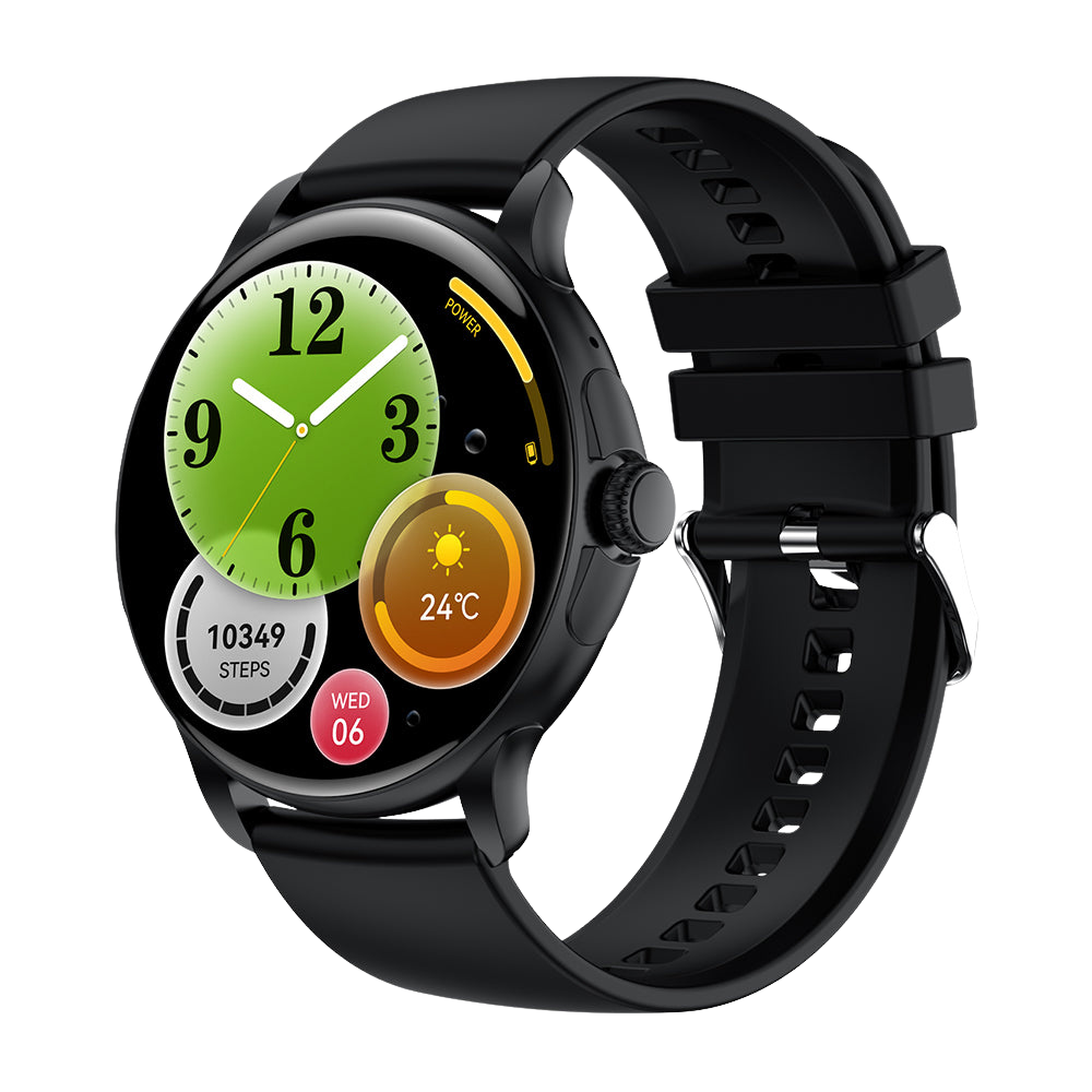 COLMI V72 Smart Watch Elegant AMOLED Display Fitness Tracking IP68 Vattentät Svart