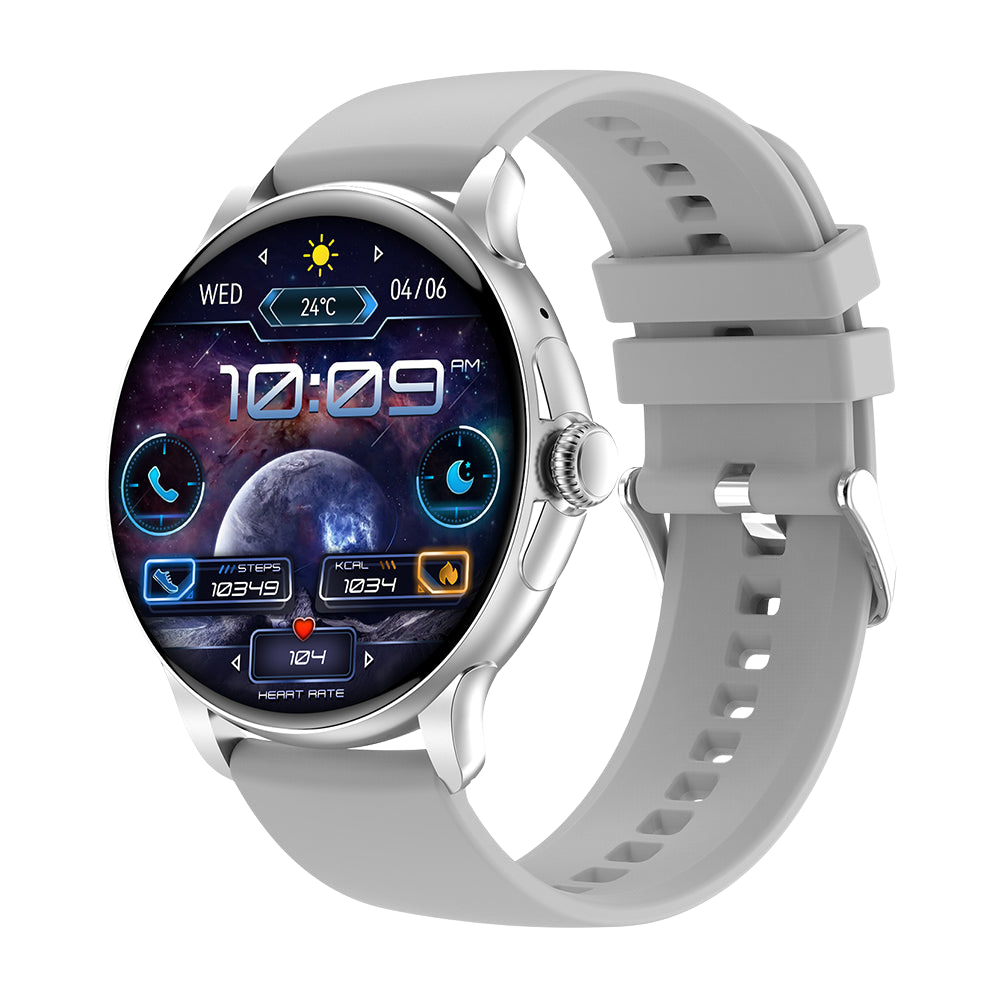 COLMI V72 Smart Watch Elegant AMOLED Display Fitness Tracking IP68 Vattentät Silver
