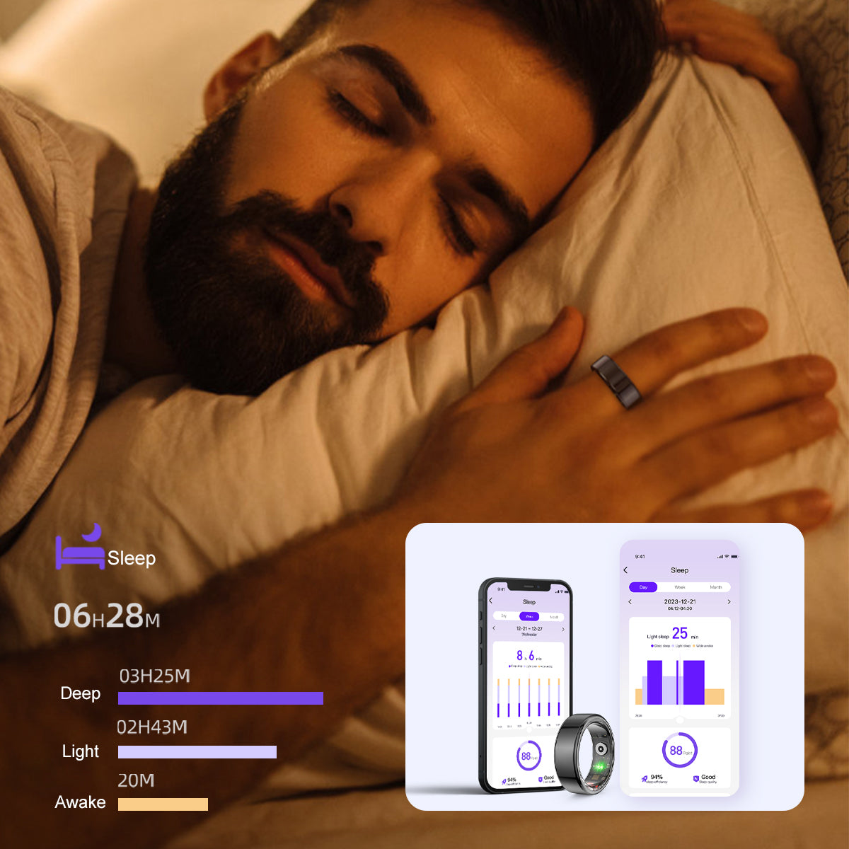 R02 Smart Ring – Առողջության առաջադեմ հետևում, անջրանցիկ և երկար մարտկոցի կյանք