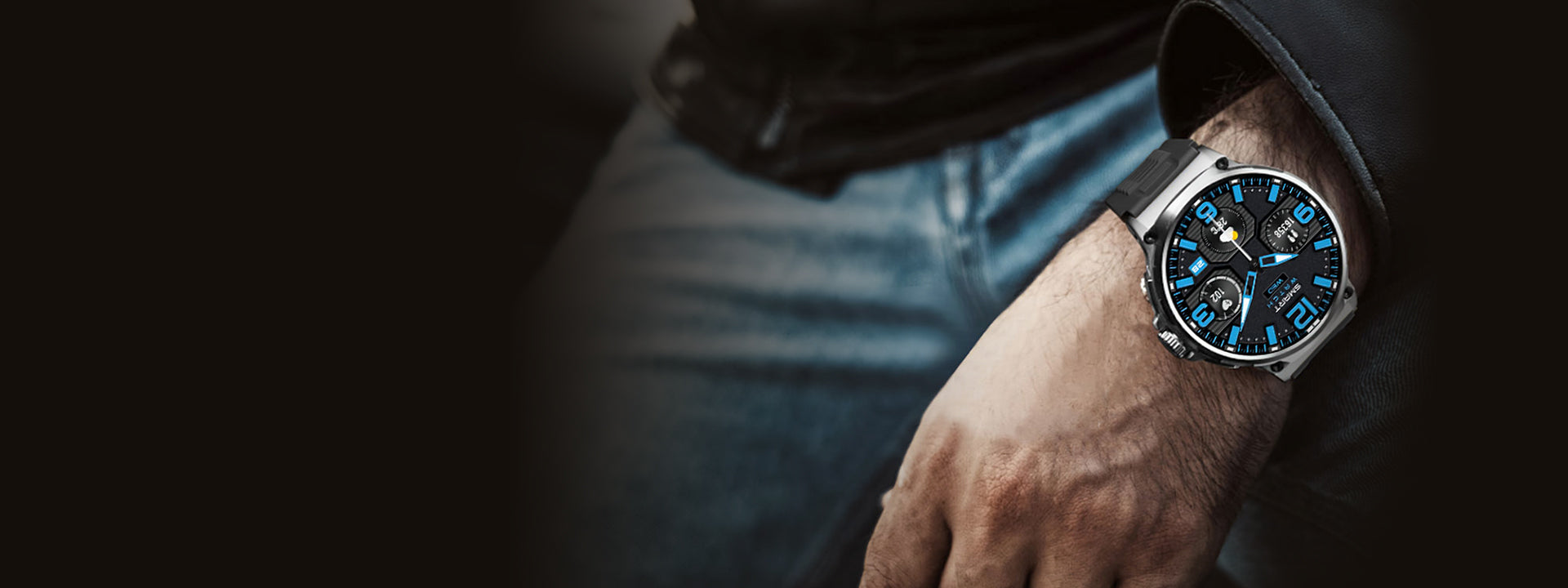 Έξυπνο ανδρικό ρολόι με μεγάλη οθόνη colmi v69 smartwatch