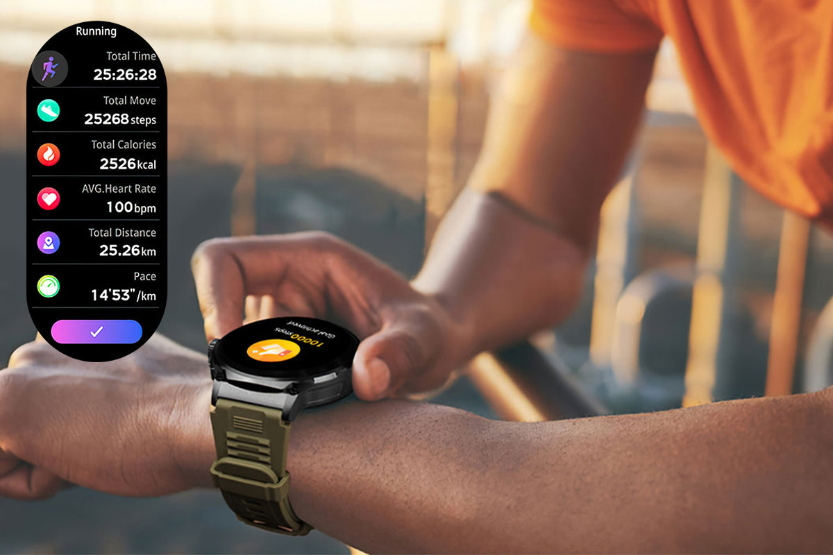 έξυπνο ρολόι με ακριβή παρακολούθηση colmi v69 smartwatch