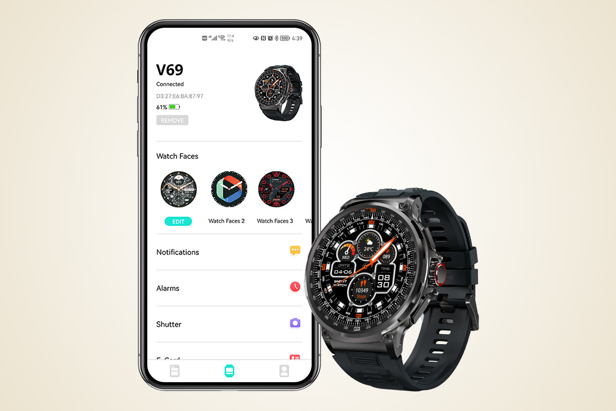 Εφαρμογή smartwatch colmi v69