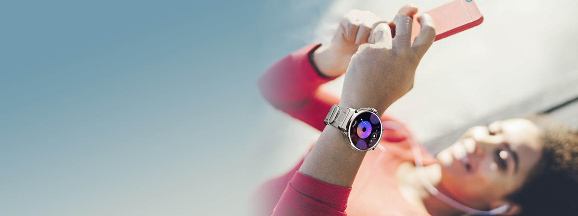 Το Colmi smartwatch v69 με πρόγραμμα αναπαραγωγής μουσικής ελέγχει τη μεγάλη οθόνη