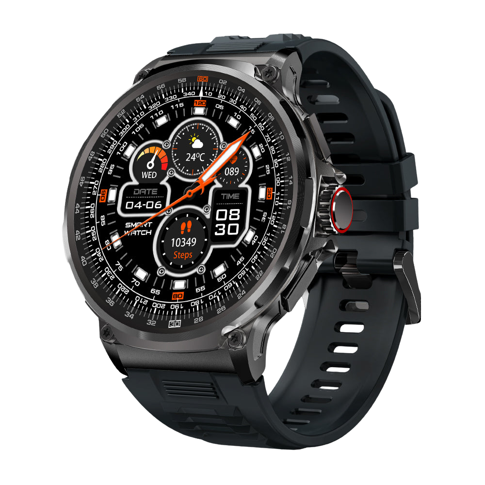 COLMi V69 Smartwatch - 1,85 inch groot scherm, gezondheidsmonitoring, waterdicht en stijlvol zwart