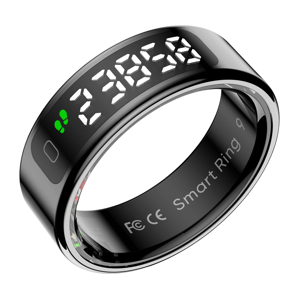 Colmi R12 Smart Ring Սև գույնի կողային տեսք