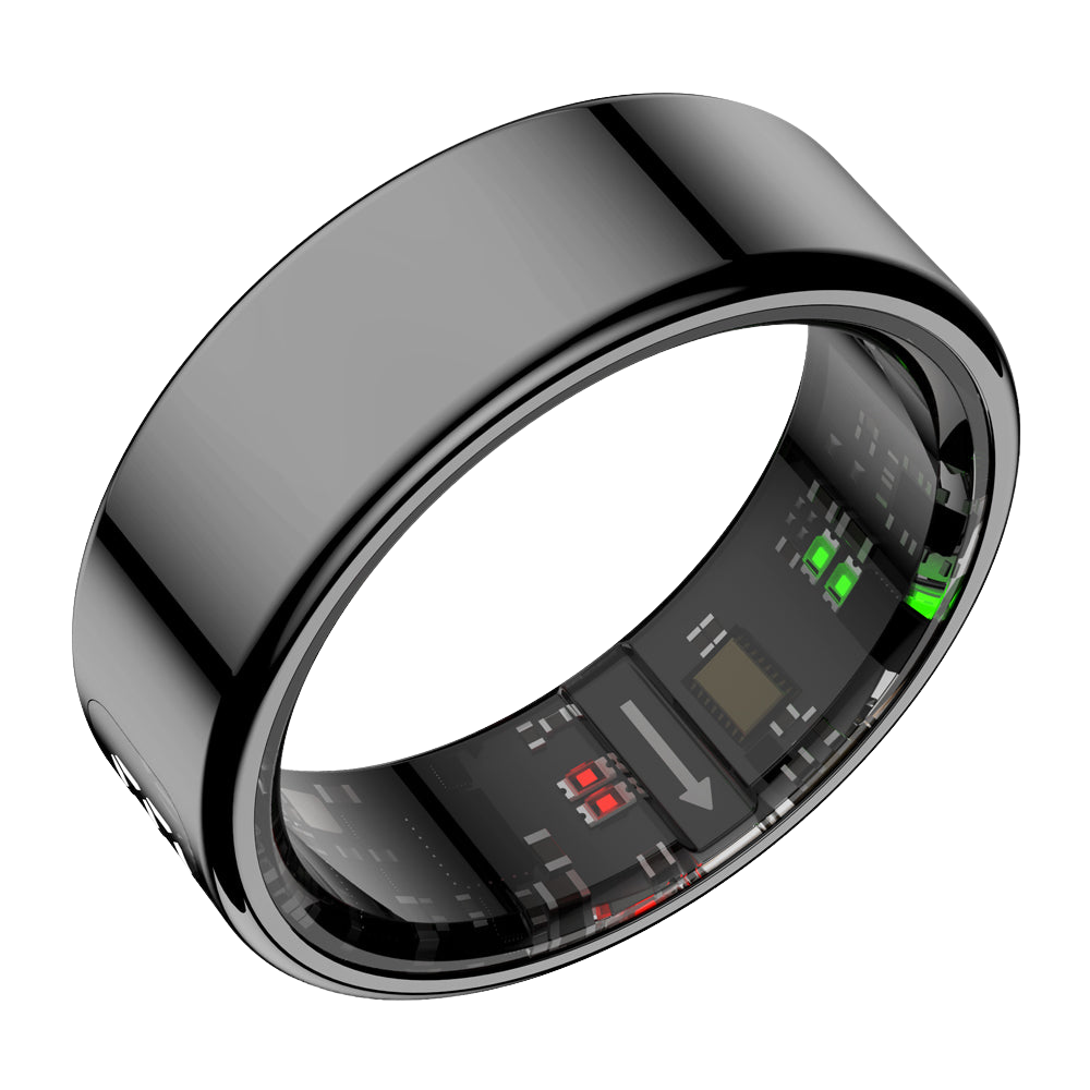 Colmi R12 Smart Ring սև գույնի վերին տեսք