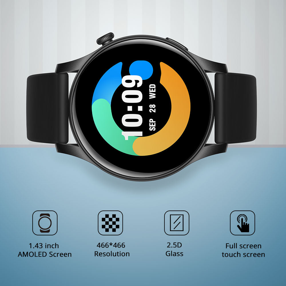 Amoled ekranlı ve yüksek çözünürlüklü colmi v73 akıllı saat