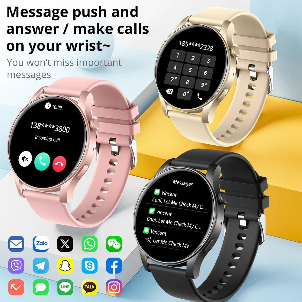 Bluetooth arama ve WhatsApp mesajlarına sahip akıllı saat colmi v73 akıllı saat