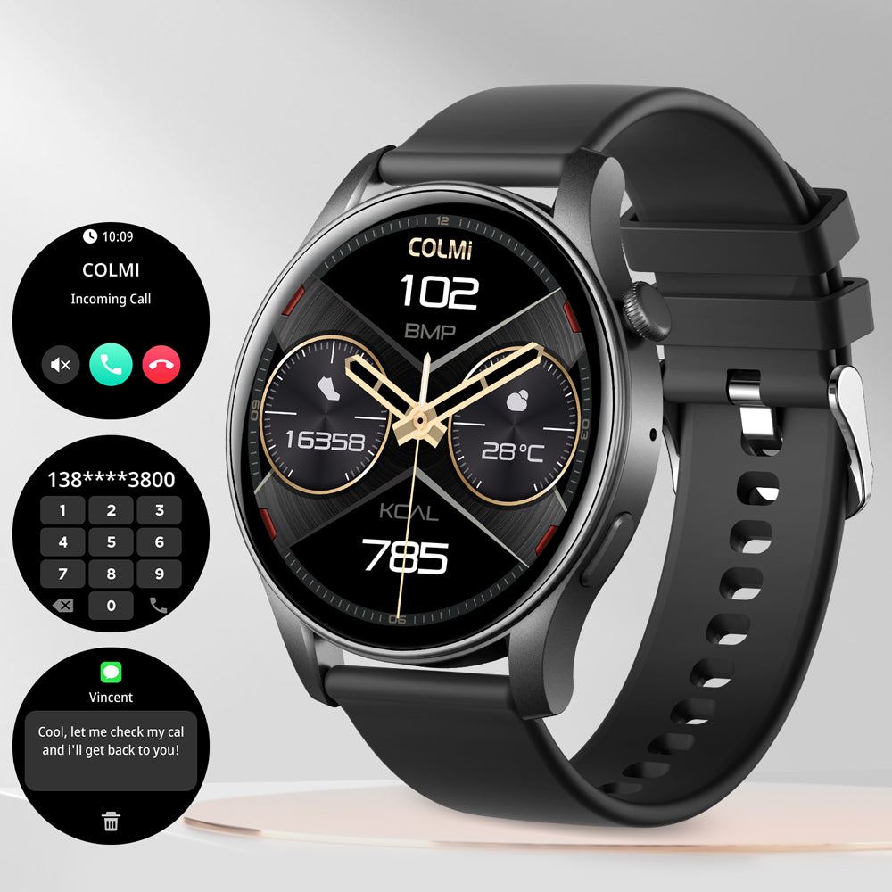 Amoled ekranlı ve bluetooth aramalı akıllı saat colmi v73 akıllı saat