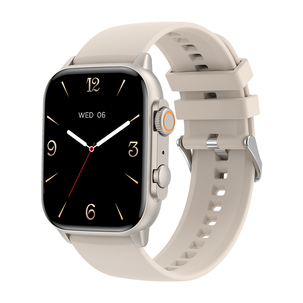 COLMI C81 Smartwatch 2.0″ AMOLED Screen Bluetooth Calling 100+ Sport Mode Smart Watch gold color right view