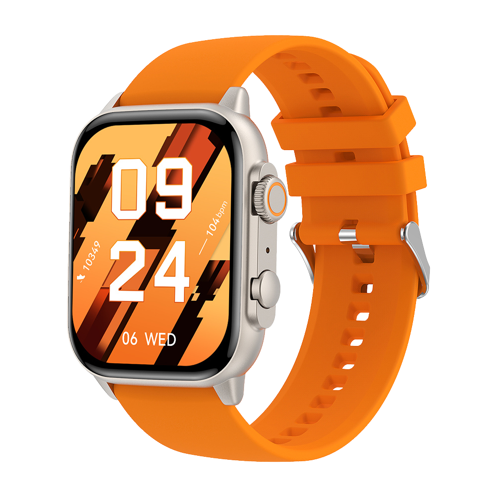 COLMI C81 Smartwatch 2.0″ AMOLED Screen Bluetooth Calling 100+ Sport Mode Smart Watch orange color right view