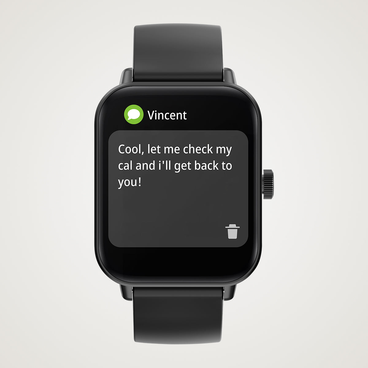 Έξυπνο ρολόι Colmi p81 με ειδοποιήσεις μηνυμάτων και προεπισκόπηση