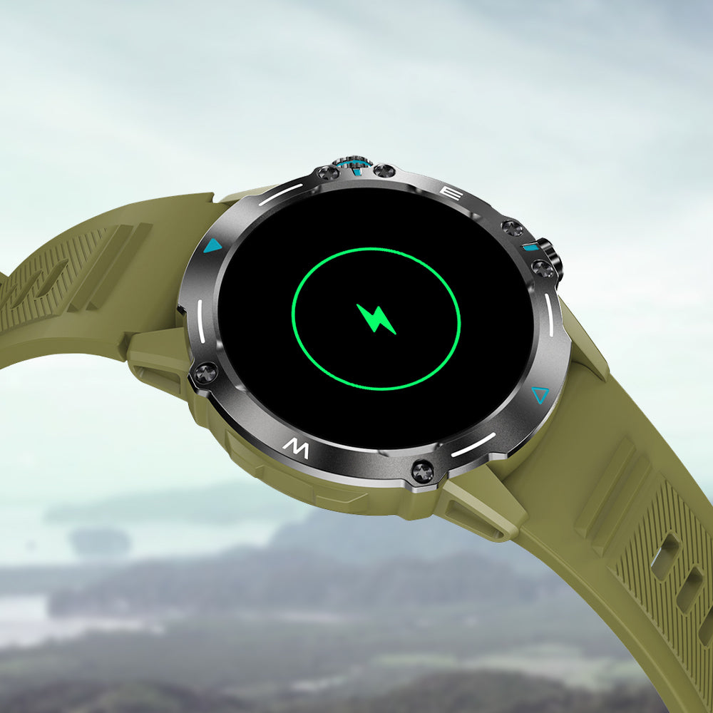 Colmi M42 smartwatch showcasing super battery life, featuring slim design, 100+ sports modes, and 10-day battery capacity.