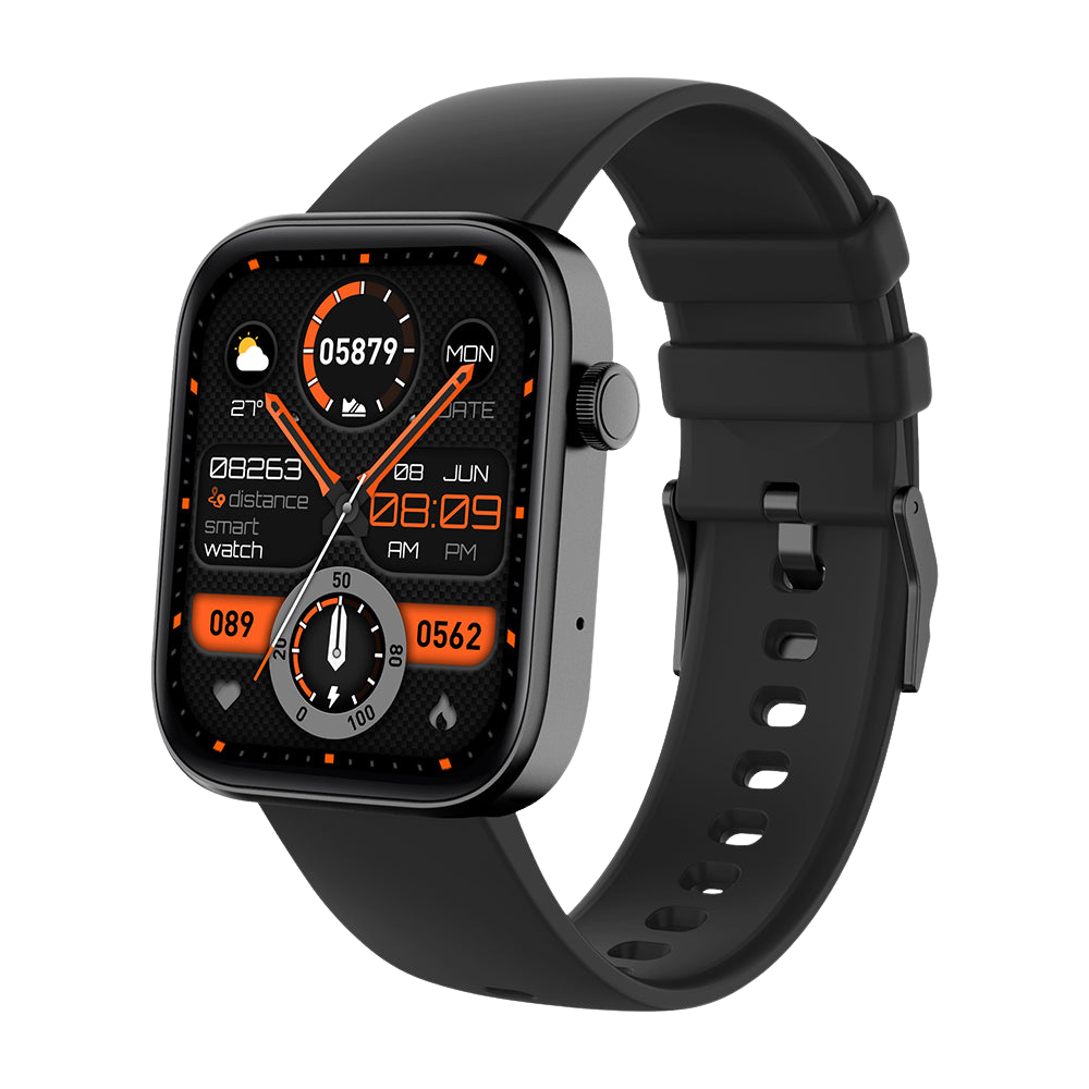 COLMI P71 Smart Watch 1.9 Display Voice Calling Voice Assistant IP68 Waterproof Black Right