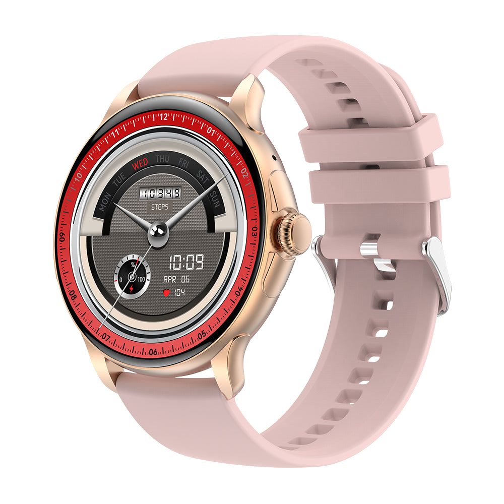COLMI V72 Smart Watch Sleek AMOLED Display Fitness Tracking IP68 Waterproof Pink