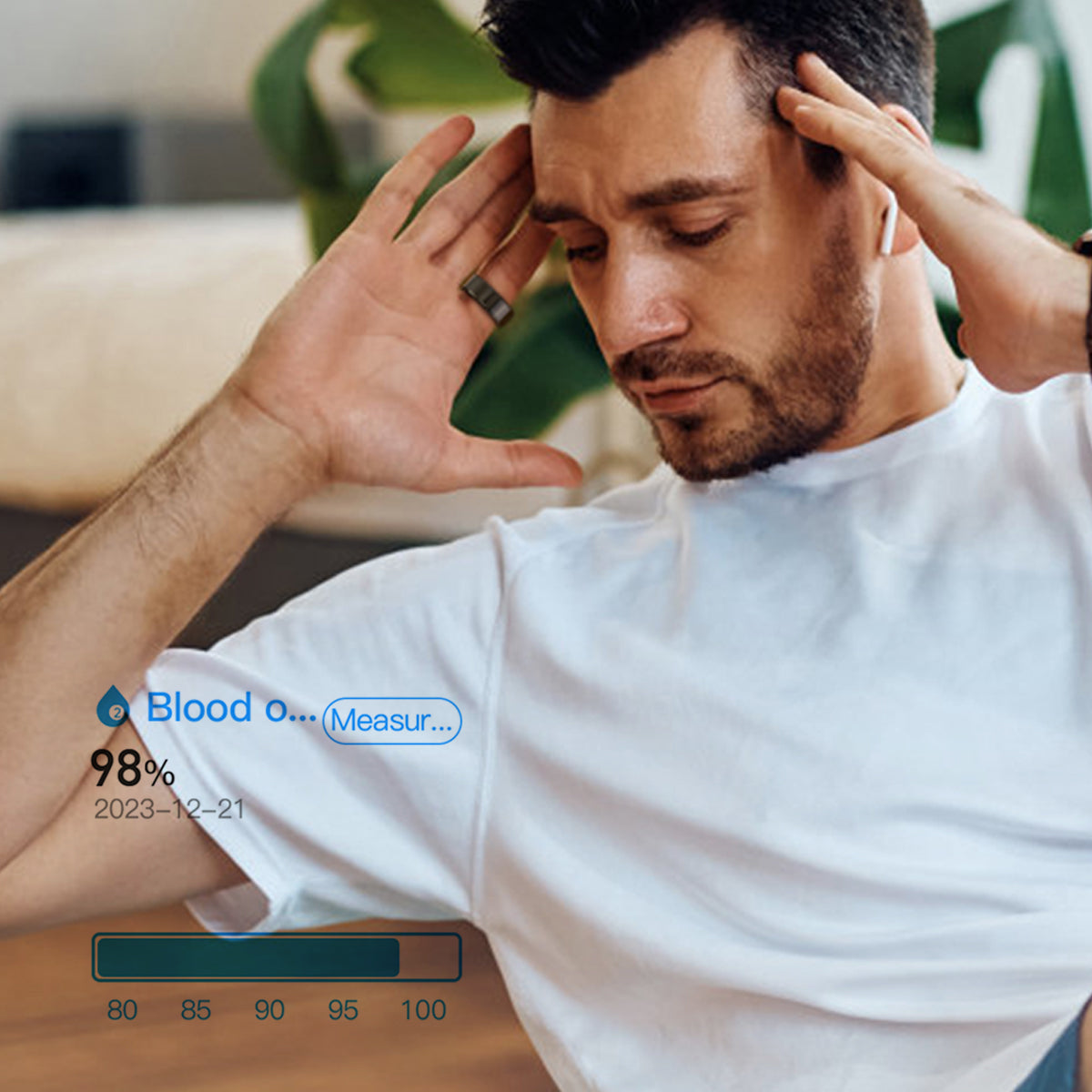 R02 Smart Ring – Erweitertes Gesundheits-Tracking, wasserdicht und lange Akkulaufzeit