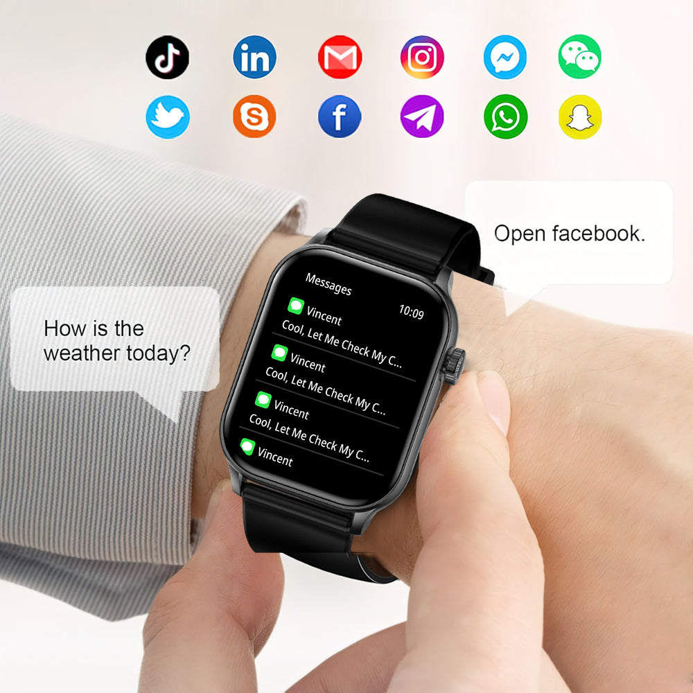 Anmeldelse af Colmi P78 Smart Watch-meddelelser